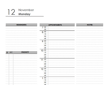 Daily Schedule Planner